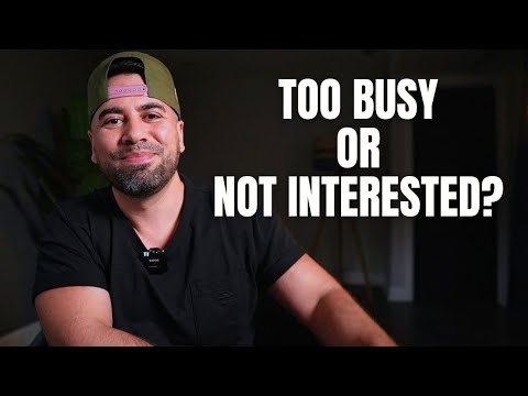 Is He Too Busy? or Uninterested? | DatingbyLion