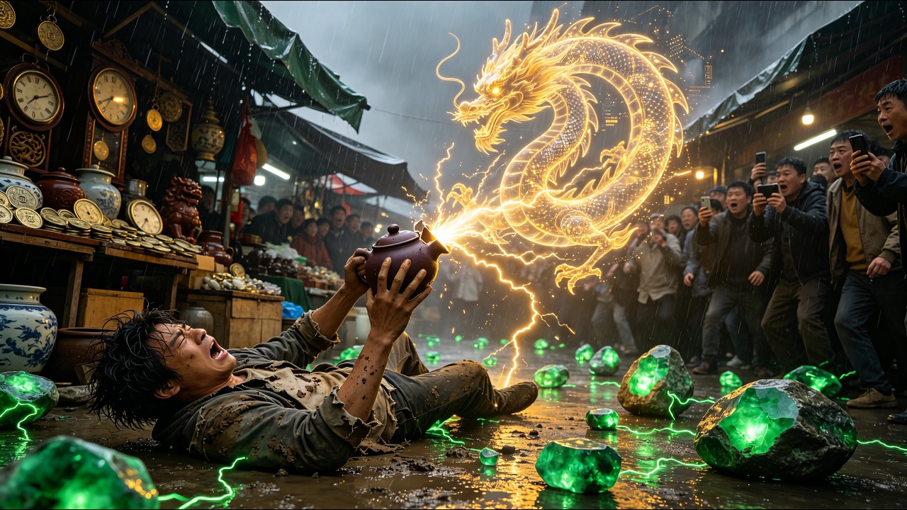 【新🔥劇🔥】🔥受盡欺辱的癡傻流浪漢，打碎千年古壺覺醒雙龍神眼！左眼鑑寶撿漏，右眼懲惡姦商，底層逆天暴富逆襲