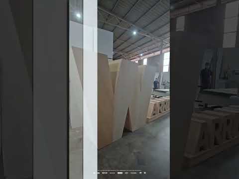 Interlocking System Furniture showcase by C.N.C machine 