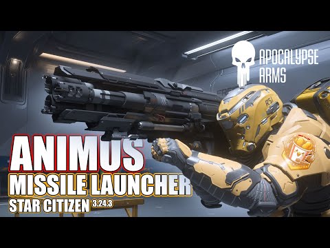 Star Citizen Animus Missile Launcher Field Test - Star Citizen 3.24.2 - #starcitizen
