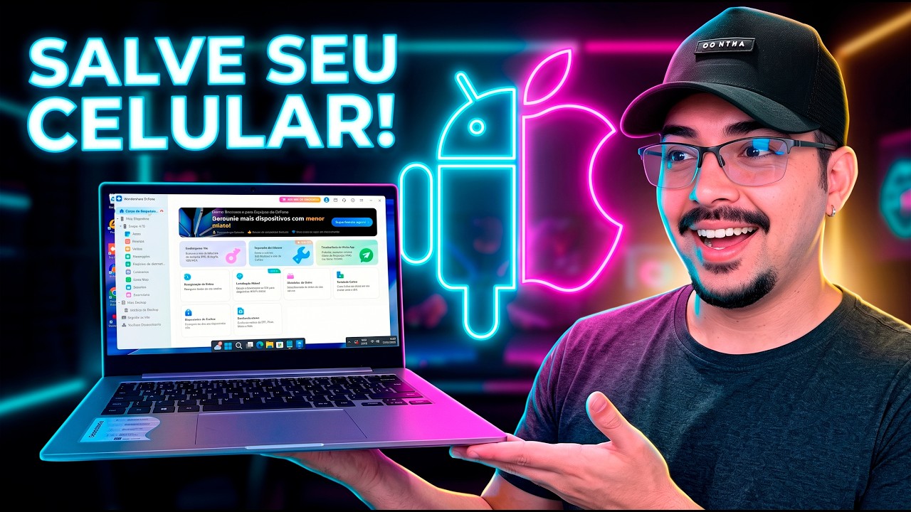 O "Canivete Suíço" dos Celulares: Conserta, Recupera e Transfere TUDO!  Dr.Fone