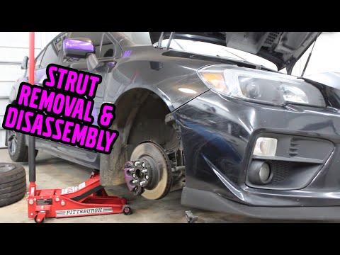 2015-2021 Subaru WRX, Front Strut Removal and Disassembly