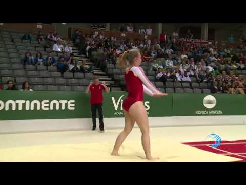 Sara OERSKOV (DEN) -- Tumbling European junior Championships, Qualifications.