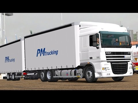 ETS 2 1.25 [open beta] DAF XF105 Tandem  Hamburg - Kiel