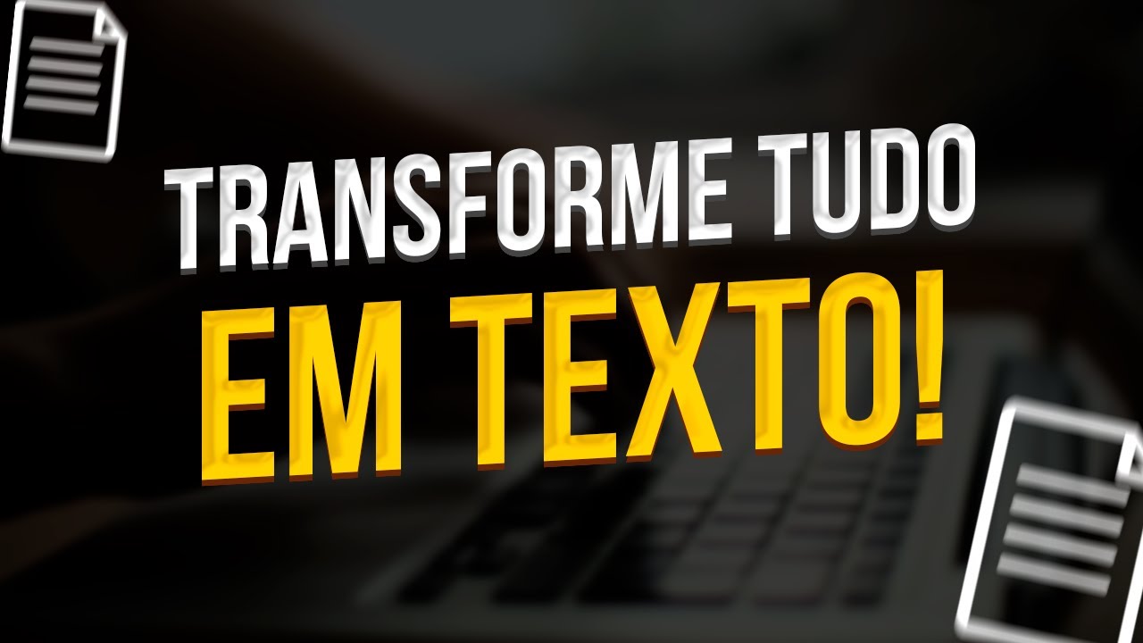 Como TRANSCREVER Videos e Audios em TEXTO!!