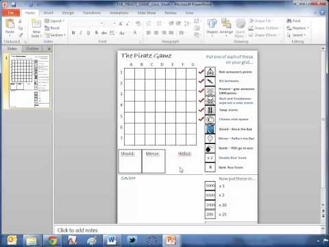 Maths ROTW 5 - The Pirate Game