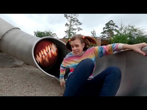 Do not go down this Carnivorous slide. SCP 1562 irl. Episode 1