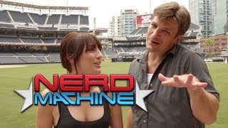 Nathan Fillion - Exclusive Interview - Nerd HQ (2013) HD - Alison Haislip