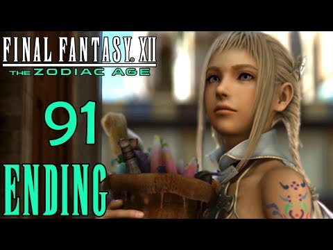 Final Fantasy XII The Zodiac Age Walkthrough Part 91 - Rising From The Ashes (Ending FMVs & Credits)