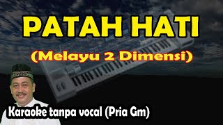 Download lagu Patah hati karaoke melayu 2 dimensi nada pria mp3