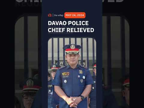 Today's headlines: Davao police chief, first millennial saint, Maria Ressa The wRap May 24, 2024