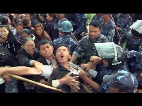 Nepal cracks down on Tibetan rights protest