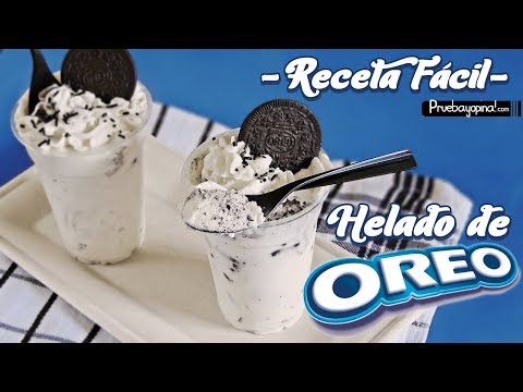 Helado de Galletas Oreo Estilo McFlurry de Mcdonals | Receta paso a paso
