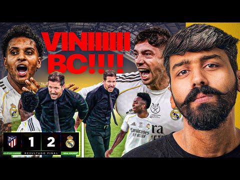 "Perez Will Kick you out" Simeone vs Vinicius | Real Madrid Survived Atletico Madrid 2-1 Review