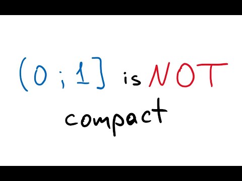 Show that (0, 1] is not compact - Topology - Compact sets