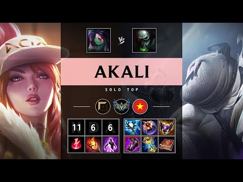 Akali Top vs Urgot - VN Challenger Patch 25.11