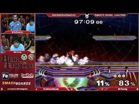 Heir2 - England Vs. Germany - Losers Finals - Melee Crews