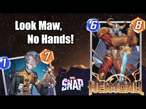 This Ebony Maw, Heimdall deck will climb the early and middle ranks FAST | Marvel Snap