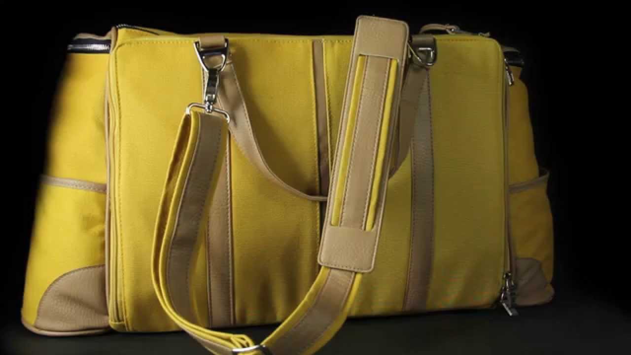 Alpaque Duffel Laptop Bag // Yellow video thumbnail