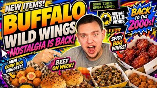 NEW Buffalo Wild Wings Nostalgia Menu