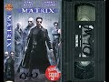 Opening Closing To The Matrix US VHS 1999