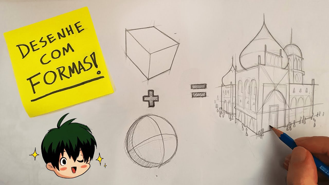 Desenhe TUDO com Formas Simples - Aula 3