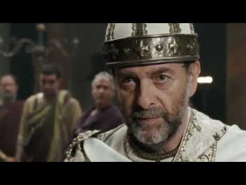 St Ambrose meets St Augustine whilst fighting for justice