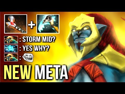 New Meta Rod of Atos Huskar vs Storm Mid Crazy Comeback Epic Gameplay WTF Build Dota 2