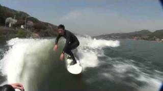 preview picture of video 'Wakesurfing in Korea'