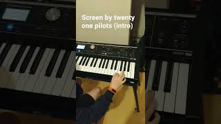 Screen by twenty one pilots (intro) piano tutorial #piano #twentyonepilots #tutorial