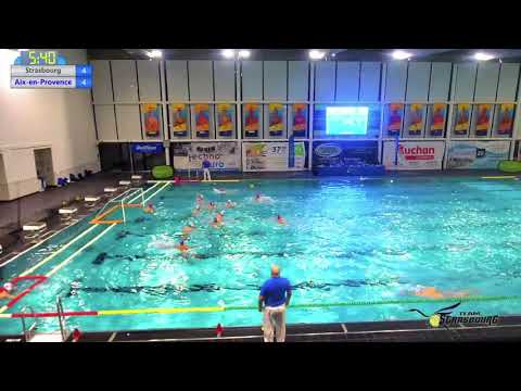 Water-Polo : Championnat de France 2020-2021 : Strasbourg - Pays d'Aix (Les buts) - J8