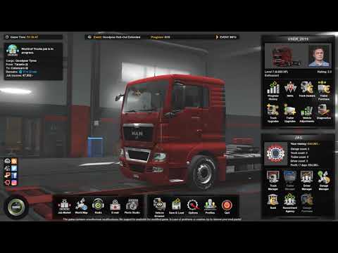 ETS2 - Taranto to Catanzaro (Trucking with music)