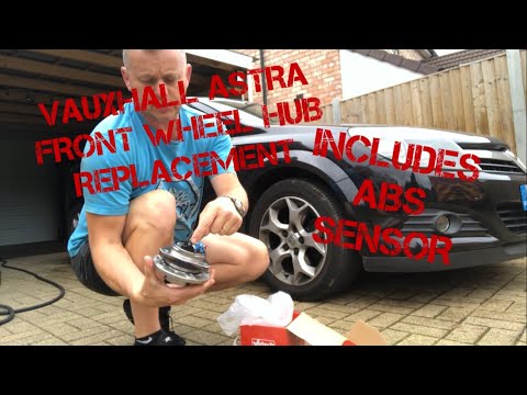 VAUXHALL OPEL ASTRA H VORNE ABS-SENSOR & RADLAGERNABE AUSTAUSCH