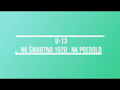 Vrhunci prijateljske tekme selekcije U13 -NK Šmartno 1928 - NK Prebold