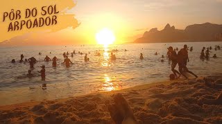 Praia do Arpoador - Belíssimo Pôr do Sol.