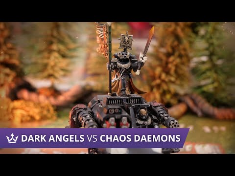 Dark Angels vs Chaos Daemons - Warhammer 40k 9th Edition Battle Report