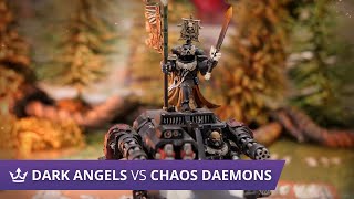 Dark Angels vs Chaos Daemons - Warhammer 40k 9th Edition Battle Report