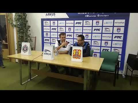 ARKUS liga 15. kolo / RK Dubočica 54 - RK Partizan / Konferencija za medije