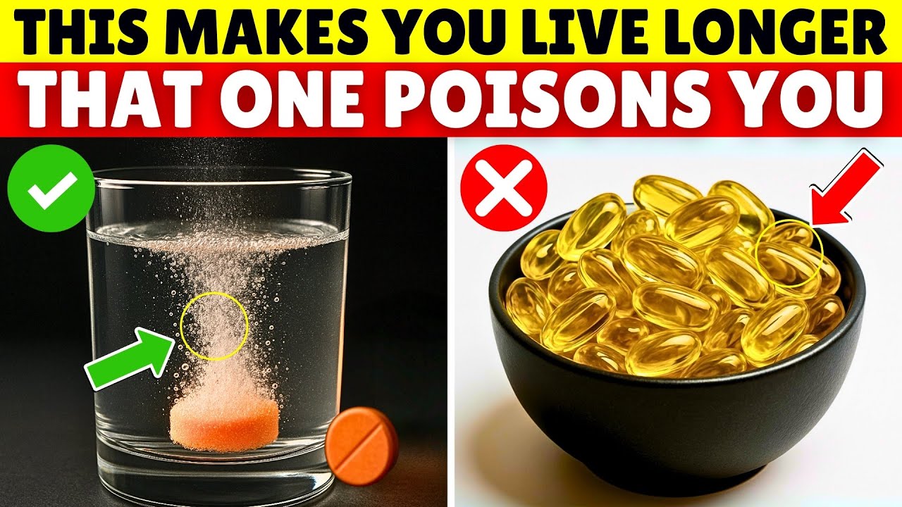 Over 60? 4 Dangerous Vitamins You Should NEVER Take and 4 You Should Take Daily | Senior Health Tips