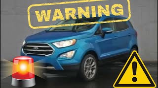 Oil Pump Failure Ford Eco Boost (your life could be in danger)