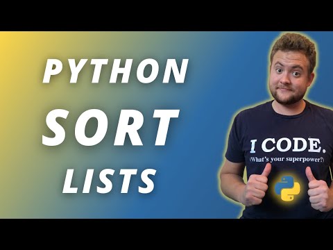 How To Sort A List In Python