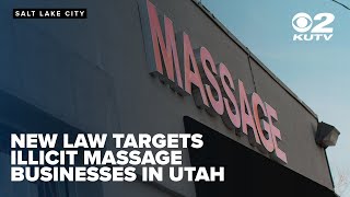 New Utah law targets illicit massage businesses, aims to curb human trafficking