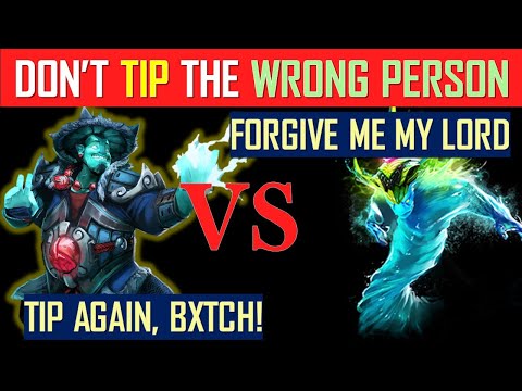 Storm Spirit vs Morphling - Don't Tip the WRONG person! (Dota 2)