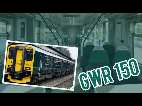 Great Western Railway 150 Sprinter | Full Interior/Walkthrough | Standard Class | 2 Carriages
