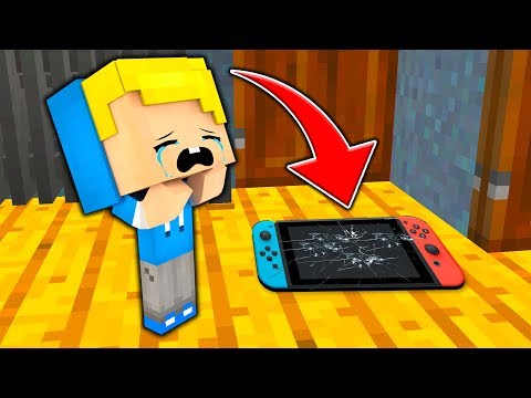 MIO FIGLIO HA FATTO CADERE LA NINTENDO SWITCH!! - Famiglia di Minecraft #35