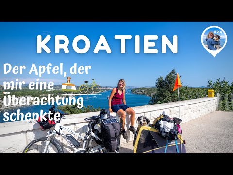 Mit Fahrrad und Hund quer durch Europa (Video 24) - von Zadar nach Brodarica in Kroatien