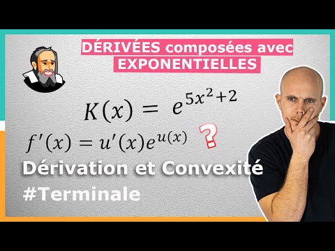 DÉRIVÉES de fonctions COMPOSÉES avec Exponentielle - Exercice Corrigé - Terminale
