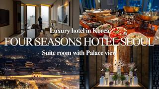 【Four Seasons Hotel Seoul, Korea】Suite room with Palace view/Club Lounge/Breakfa