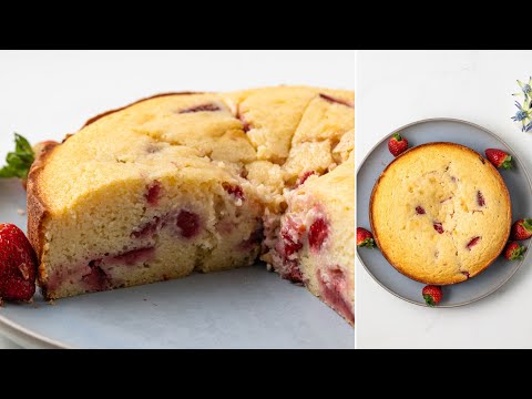 Strawberry Ricotta Cake