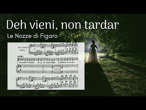 🎼Full Orchestra Accompaniment with Score // Deh, vieni non tardar
